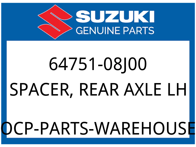 SPACER, REAR AXLE LH