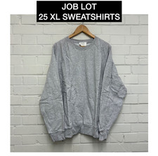 GREY SWEATSHIRT JUMPERS - Size: X-Large ,  25 Pieces , Job Lot British Army NEW