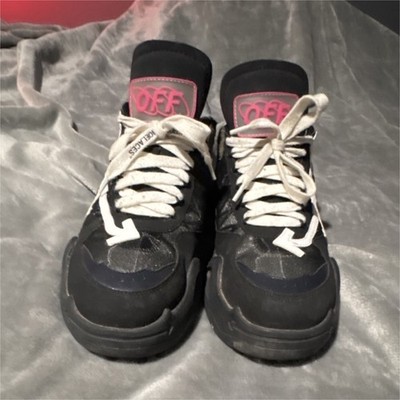 Off-White ODSY-1000 Black and white Men's Sneakers yellow insole