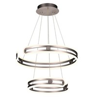 Schwarzgrau Moderne HäNgelampe Pendelleuchte 5180Lm 2X120W/Led IP20