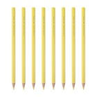8PCS Colored Pencils Set, Wooden Oil Based Colored Drawing Pencil, Lemon Yellow