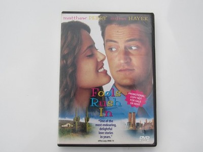 Fools Rush In DVD 1997 Matthew Perry Salma Hayek Andy Tennant Romantic Comedy