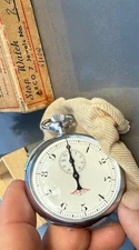 Swiss Made Arco Mechanical Wind Up Vintage Stop Watch with the Box