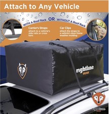 Rightline Gear Sport Jr Waterproof Rooftop Cargo Carrier Used 1 Time