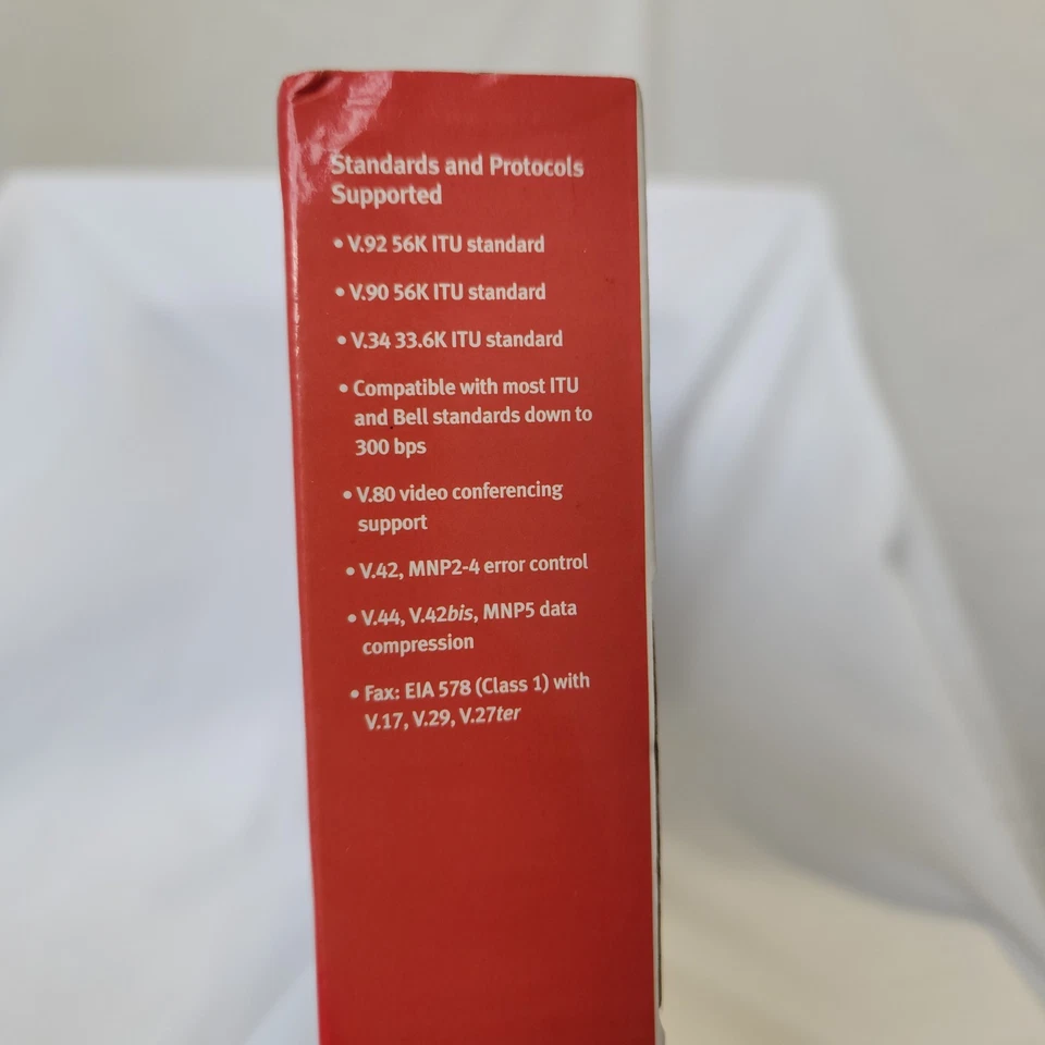 USRobotics 56K PCI Faxmodem Model 5670 for dial-up internet V.92 fits PCI 2.2 - Image 3 of 4