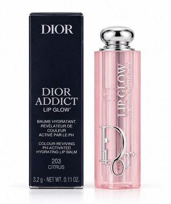 DIOR ADDICT LIP GLOW SHADE 203 CITRUS NEW IN BOX 0.11 OZ UNOPENED