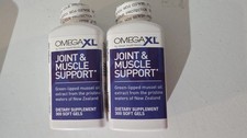 OMEGA XL 300 CAPSULES  PACK OF 2 Lipped Mussel Joint  Muscle Relief Sealed