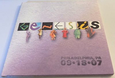 Genesis - Official Live 2-CD - 09.18.07 Philadelphia, PA Limited Edition RARE