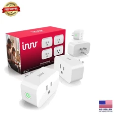 Ultimate Smart Home Upgrade: Zigbee Smart Plugs with Energy Monitoring (4-Pack)