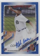 2021 Topps Chrome Rookie Blue Wave Refractor 86/150 Rony Garcia #RA-RG Auto 0a6