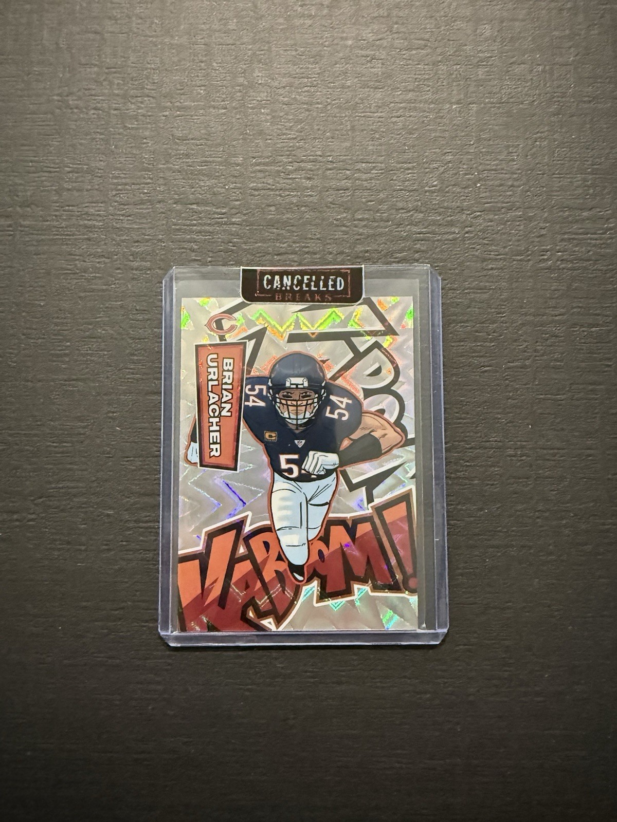 Brian Urlacher Vertical Kaboom! SSP  - 2025 Panini Absolute Chicago Bears HOF
