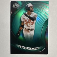 Topps 2022 Chrome Black Cedric Mullins Green /99 #78 Baltimore Orioles Baseball