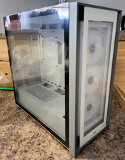 Corsair iCUE 5000X RGB Tempered Glass Mid-Tower ATX PC Smart Case - White