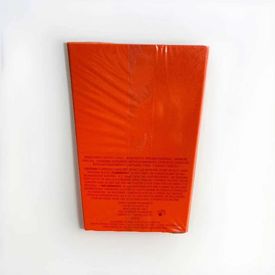 Ralph Lauren Big Pony #4 EDT 2,5 oz Colonia para Hombres Nuevo Sellado Raro Descontinuado Foto 4 de 4