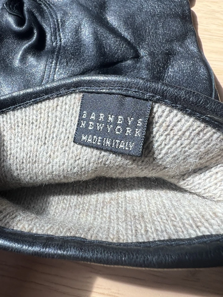 Barney’s NY Leather Gloves Foto 3 de 3