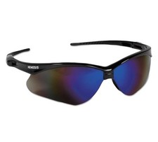 V30 Nemesis Safety Glasses, Blue Mirror, Polycarbonate Lens 1 Pairs 14481