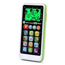 LeapFrog Chat and Count Emoji Phone, Green 2.8" x 5.8" x 1",