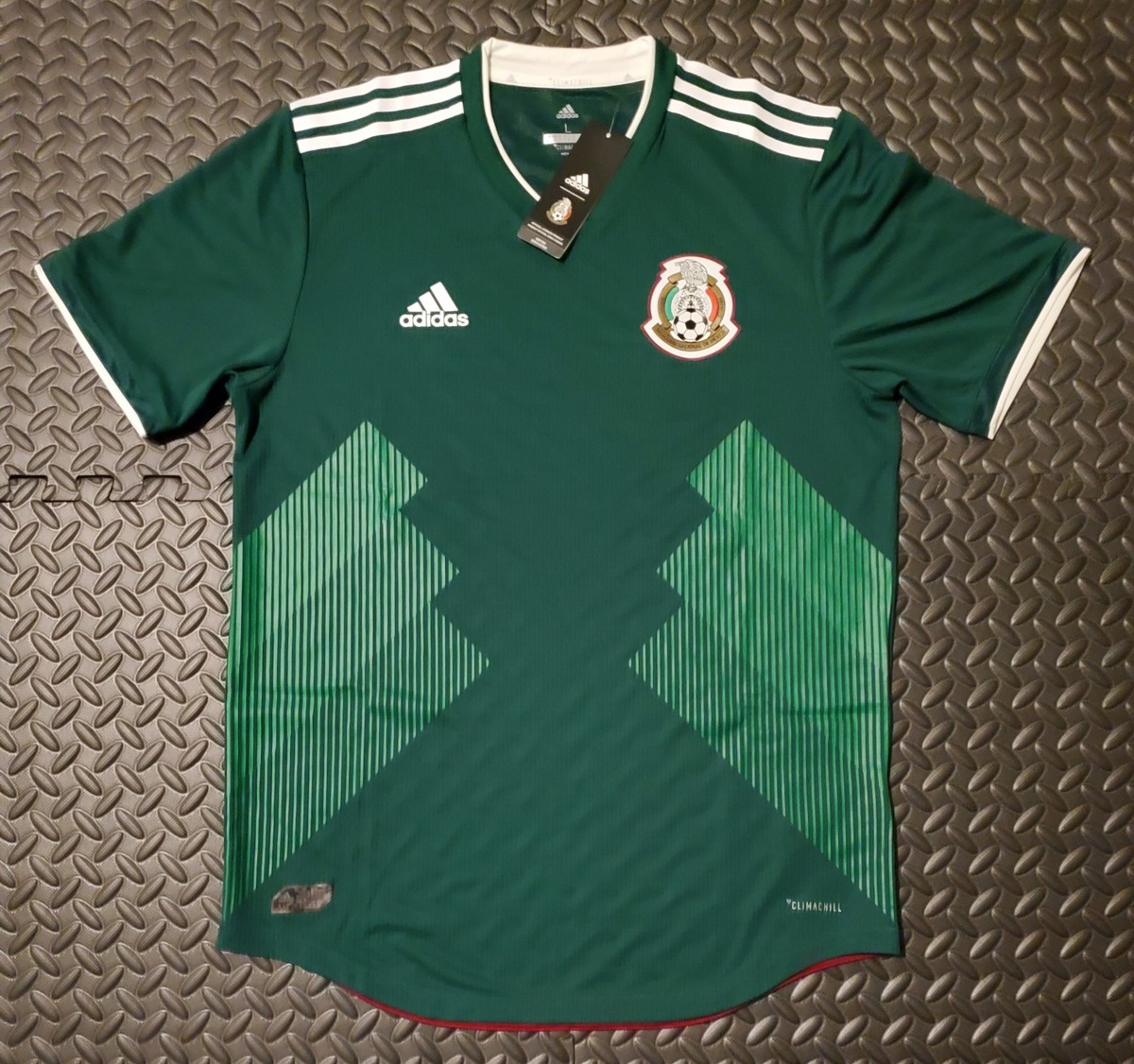 Mexico Jersey 2018 Home Authentic Player Issue Climachill Large