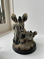Vintage African Zebra Sculpture