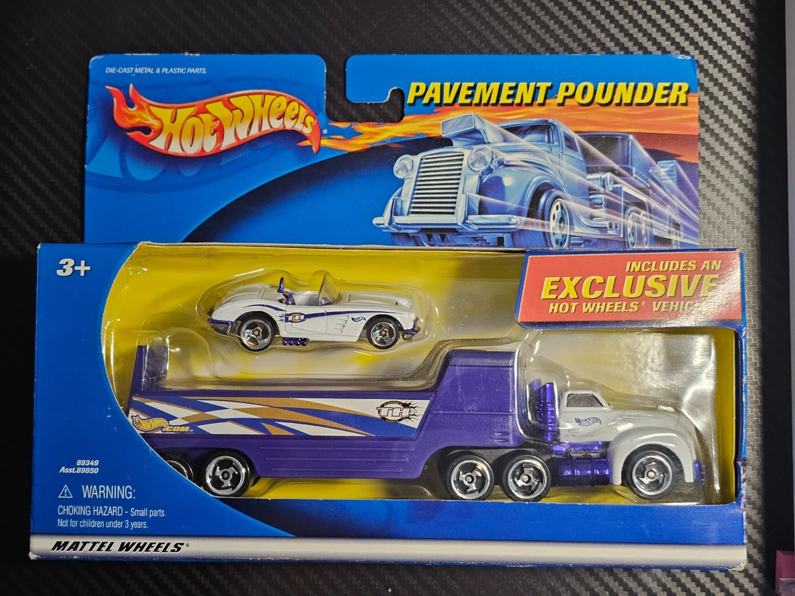 Vintage Hot Wheels Pavement Pounder '58 Corvette Treasure Hunt Limited Edt