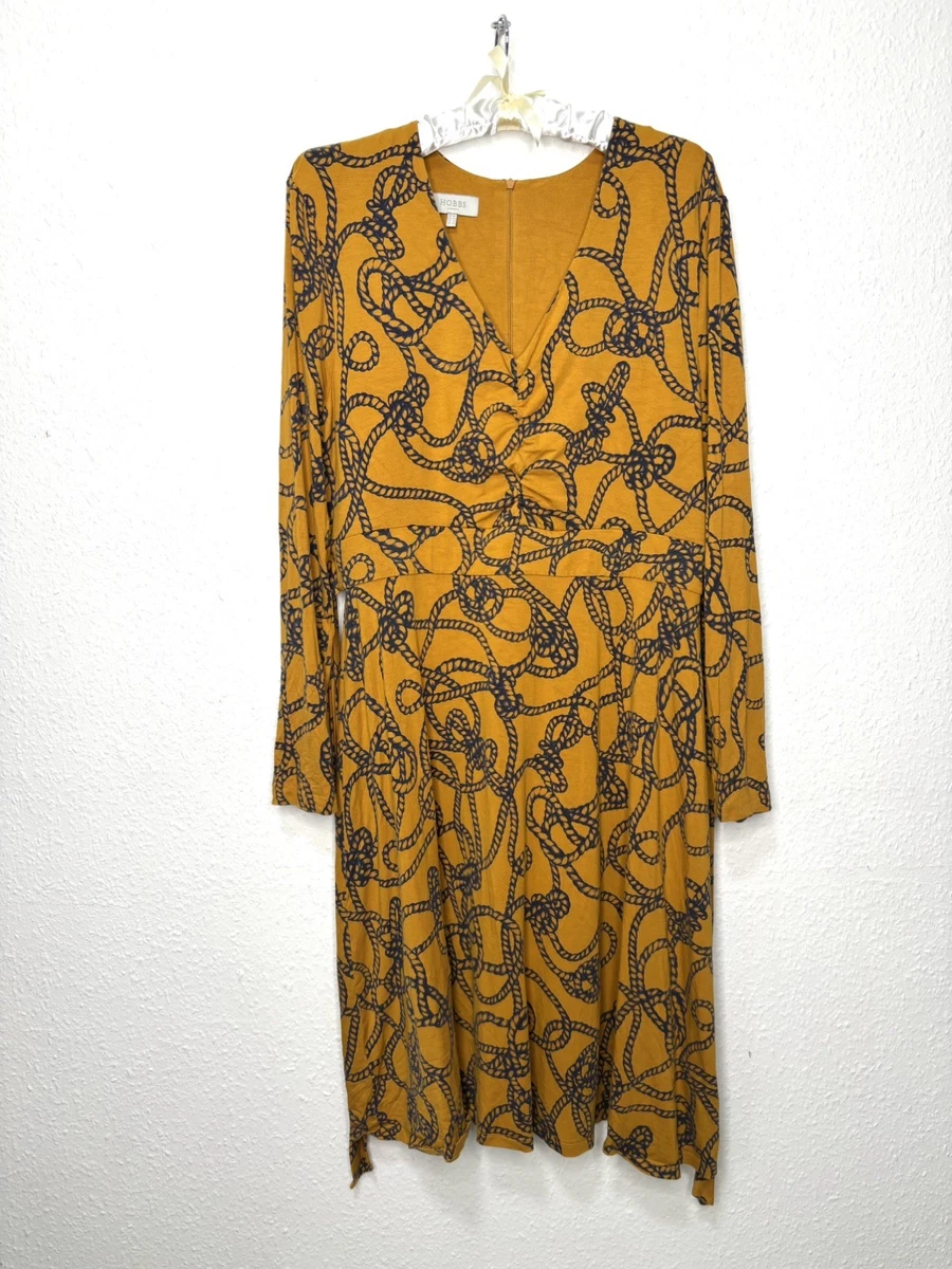 Robe Noire élégante Hobbs UK - Taille 10/38 En Très Bon état Occasion
