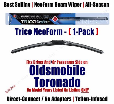 (Qty 1) Super Premium NeoForm Wiper Blade fits 1992 Oldsmobile Tornado 16220