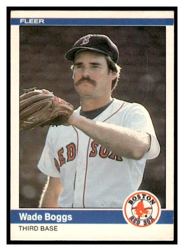 1984 Fleer 392 Wade Boggs Boston Red Sox - Picture 1 of 2