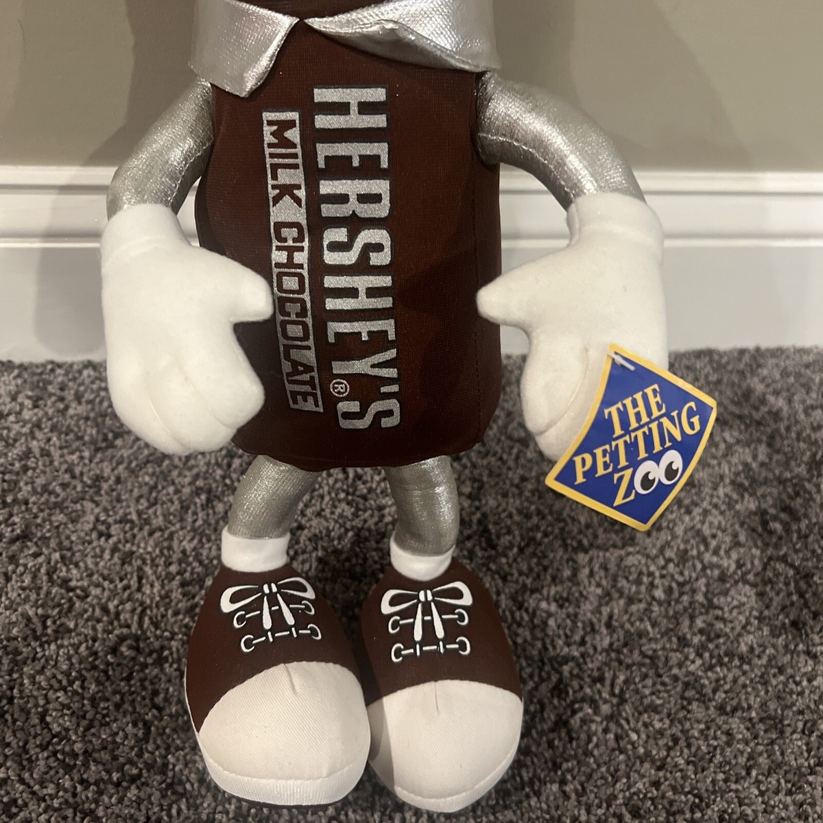 Petting Zoo Hershey's Milk Chocolate Bar Plush 15”Stuffed Candy