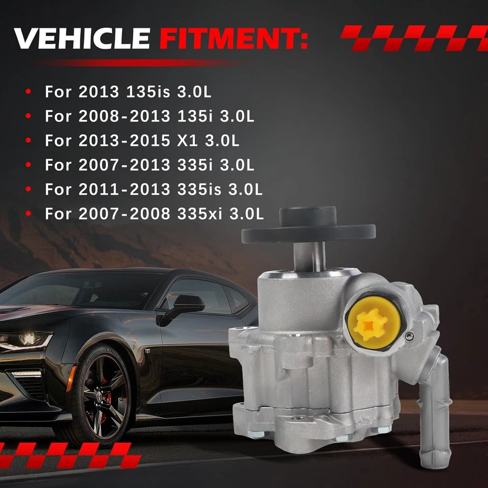 Bomba de dirección asistida 21-110 para BMW 135is 135i X1 335i 335is 335xi 3,0 L 2007-2013 Foto 3 de 4
