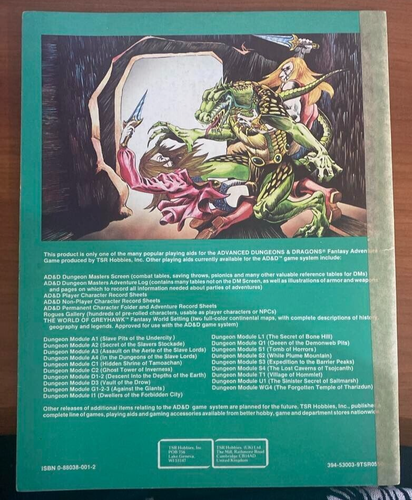 Advanced Dungeons & Dragons - Dungeon Module U1, U2 and U3 - 1981 to 1983 - Picture 16 of 16