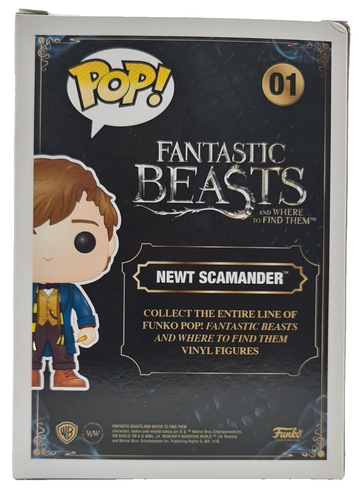 Funko Pop Newt Scamander #01 Animales Fantásticos 2016 Verano Con Vinilo Exclusivo - Imagen 3 de 8