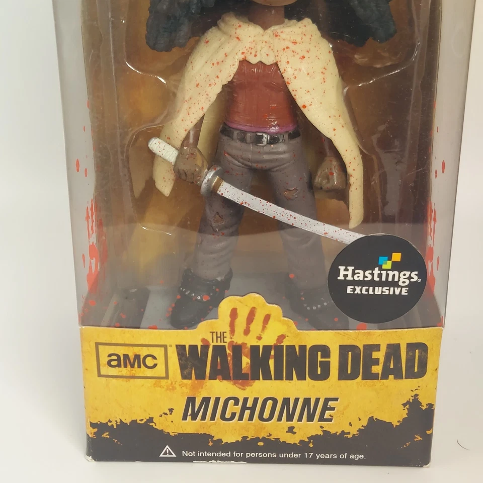 Funko Wacky Wobbler Michonne Bloody Hastings Exclusivo The Walking Dead Foto 3 de 4