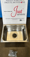 Just US13518A 18-1/2" x 14" x 7-7/8" 1-Bowl Undermount 18g S. Steel Kitchen Sink