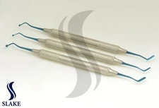 Set Of 3 Dental Composite Filling Instruments Flat Plastic Ball Tip Burnisher CE