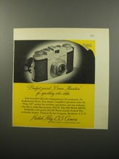 1950 Kodak Pony 135 camera Ad - Budget-priced 35mm Miniature
