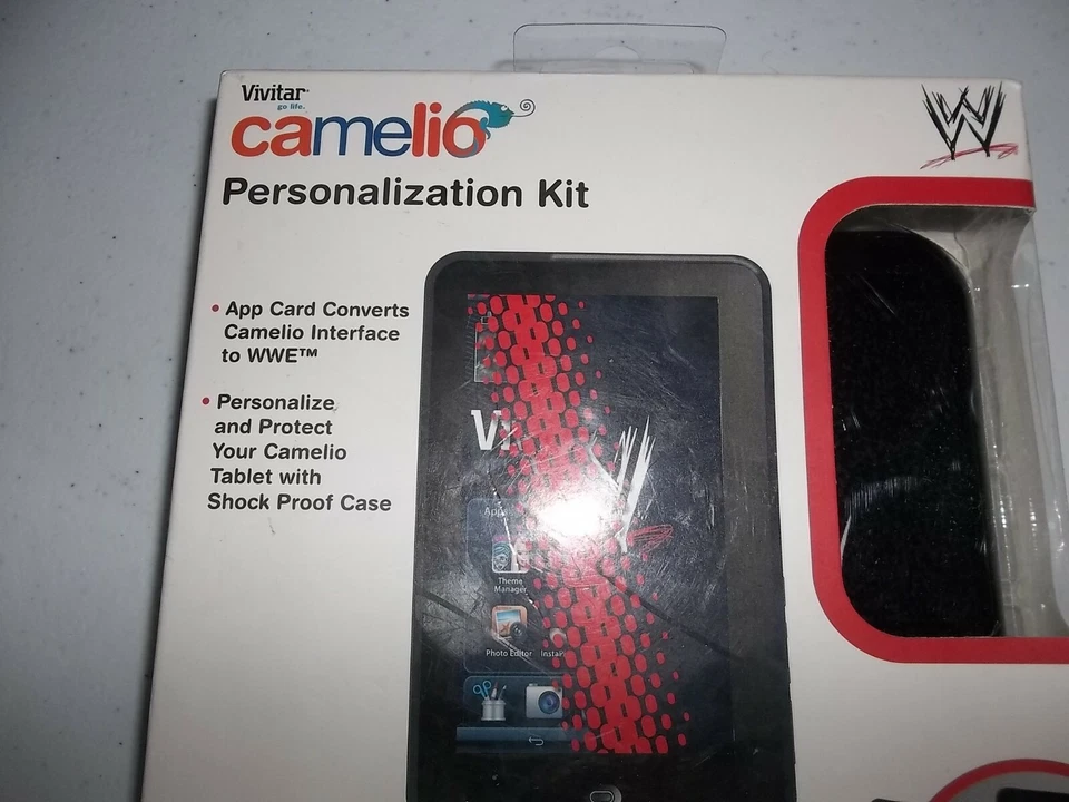 Vivitar Camelio Personalization Kit WWE Wrestling NEW w/ App Card & Cloth - Image 3 of 4
