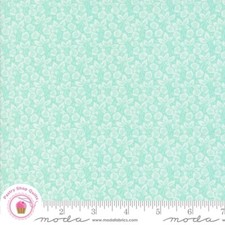 Moda JELLY JAM 20494 18 Aqua Blue Green Floral FIG TREE Quilt Fabric