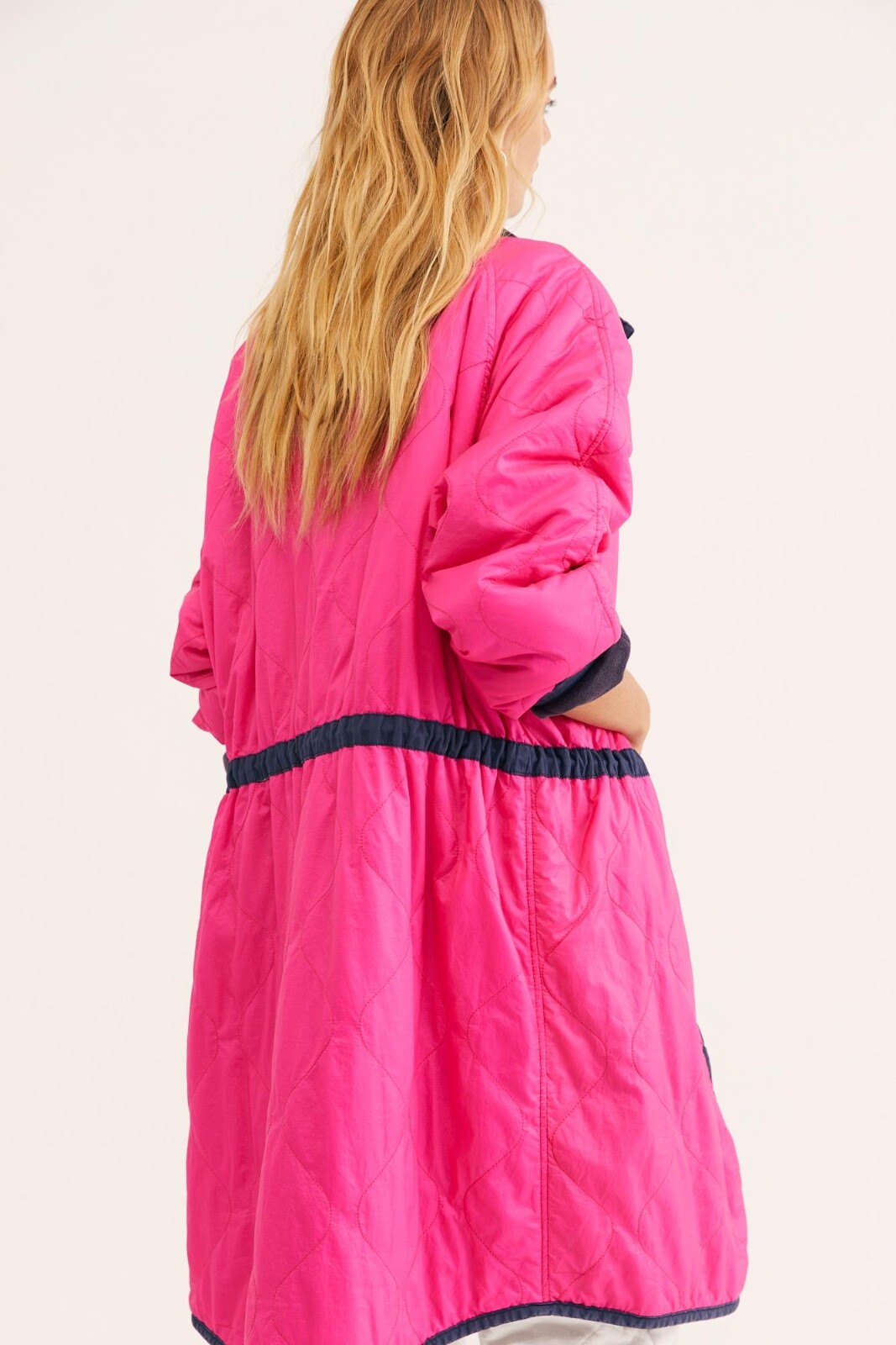 Reversible Dolman Jacket - Pink 