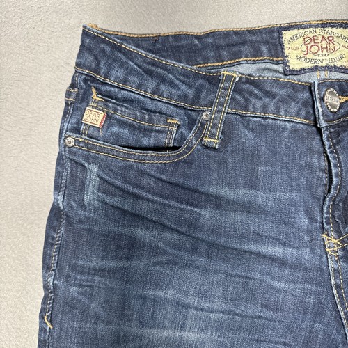 Dear John Jeans Womens 29P (30x25) Blue Straight American Western Cowgirl Denim - Picture 2 of 12