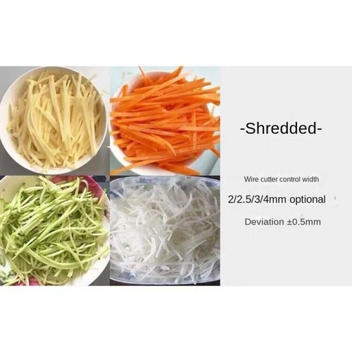 180W Practical Commercial Electric Potato Carrot Slicer Potato Radish 220v - Picture 3 of 11