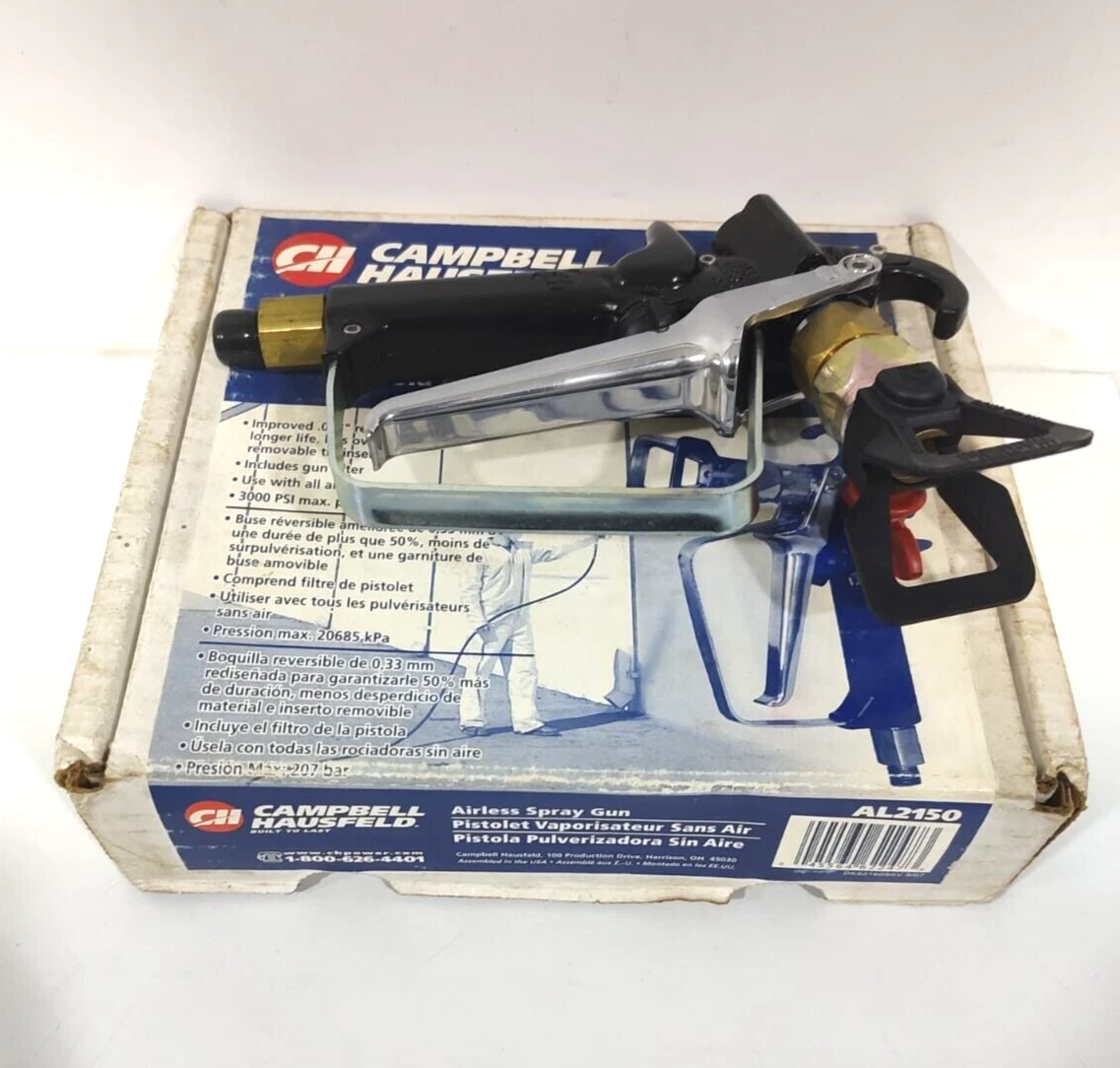 Campbell hausfeld airless spray gun deals