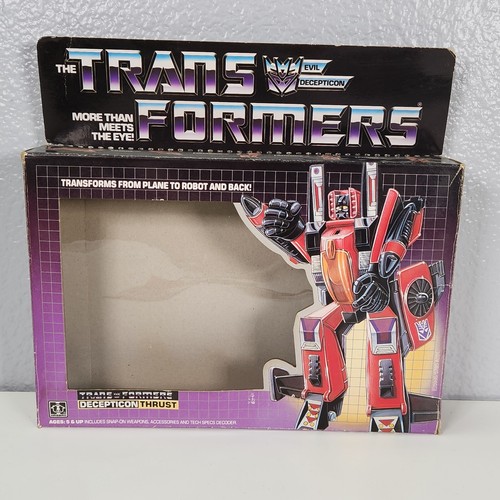 Deception Thrust 1985 Vintage G1 Transformers Action Figure Complete W/ Box - Picture 5 of 13