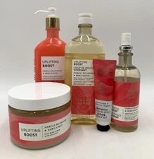 Bath & Body Works Uplifting Boost Neroli Blossom Bergamot Set 5 Pcs Full #904C