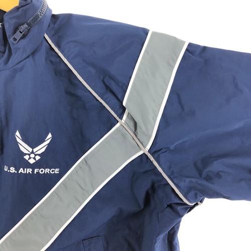 00'S US Military Genuine USAIR FORCE PTU Training Jacket Nylon Jacket Made i... - Picture 6 of 14