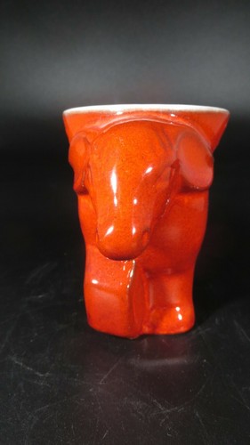 Vintage 1976 Frankoma Pottery Political Mug Democrat Donkey 4 in - Picture 2 of 7