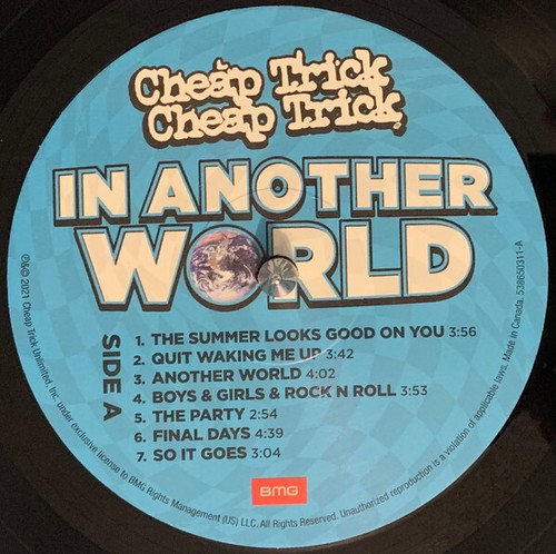Cheap Trick - In Another World (LP, Album) (Mint (M)) - Picture 3 of 5