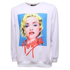 5018Q felpa uomo MINIMAL MNML bianco sweatshirt men