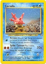 Pokemon Neo Discovery  37/75 Corsola Card
