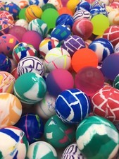 Full Case 1,500 Bouncing Rubber Super Balls 27mm 1" Party  Vending FREE S H