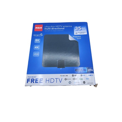 Antena HDTV ultra delgada RCA multidireccional alcance de 35 millas - Imagen 2 de 5